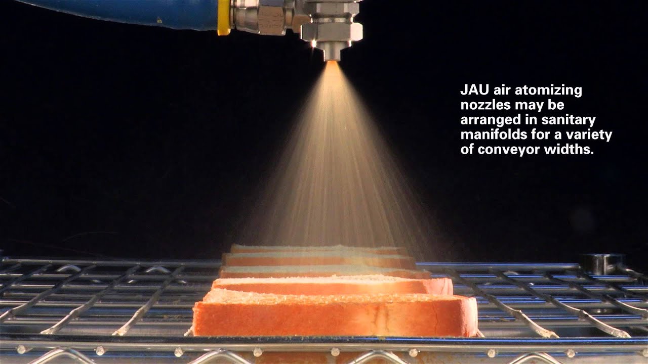Using Spray Nozzles to Apply Viscous Coatings like Peanut Butter