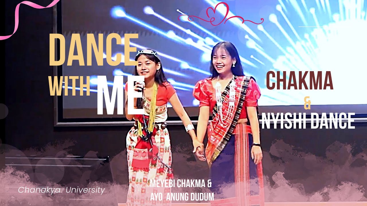 Representing Northeast Culture at Chanakya University, Bangalore || Chakma & Nyishi dance together