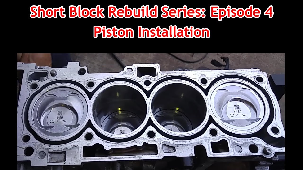 Easy Hyundai Sonata Engine Piston Installation!  (2.4 GDI)