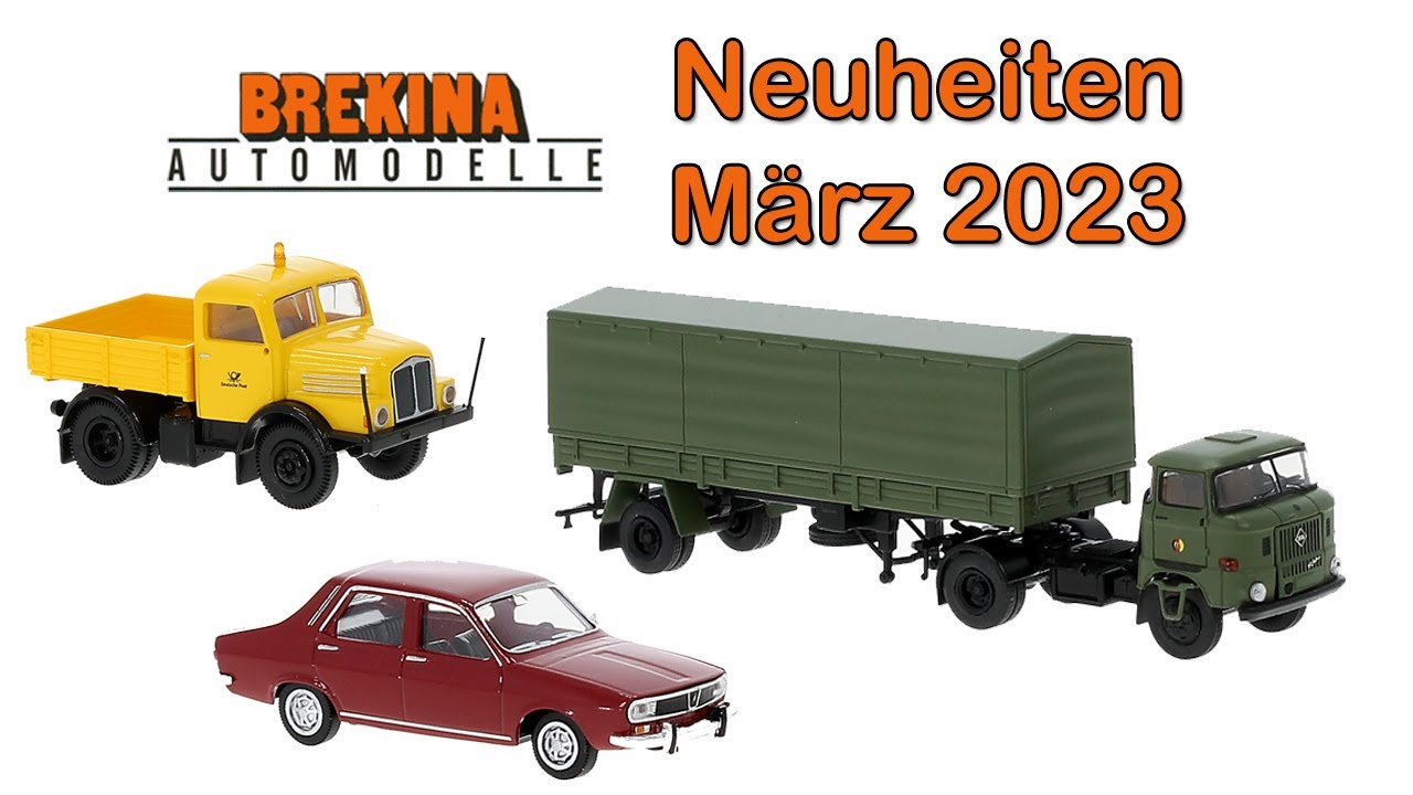 Brekina Modellauto Neuheiten März 2023