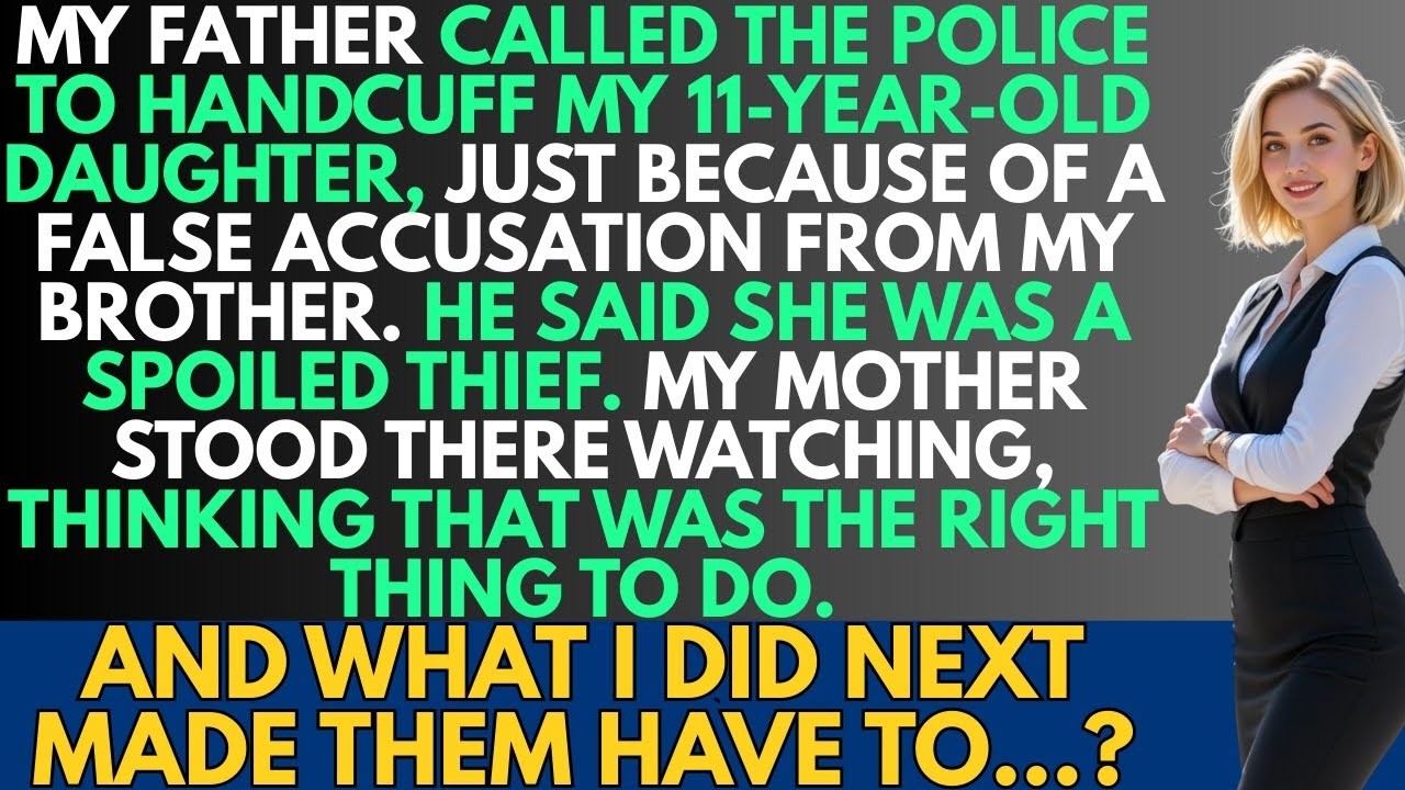 My father had police cuff my 11 year old daughter over my brother’s claim  What I did made them pay