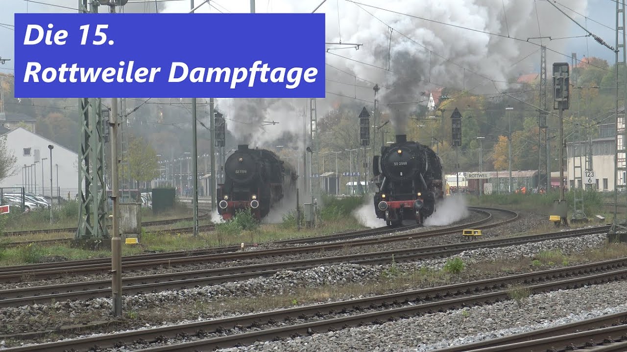 PARALLEL-AUSFAHRT!! Die 15. Rottweiler Dampftage