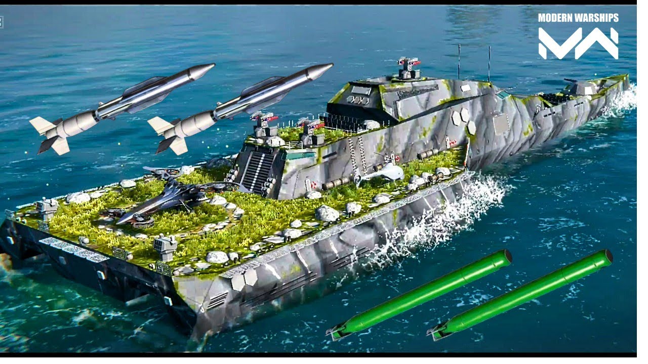 FS BLUE SHARK - With DF-100 & UGST FUTLYAR Best  Frigate for hidden Target 🎯#modernwarships