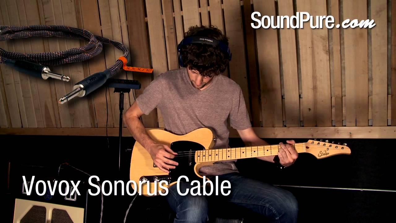 Vovox Sonorus Instrument Cable - Guitar Cable Shootout