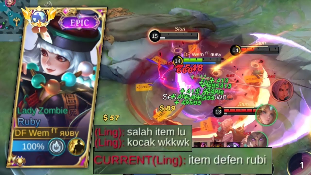 Musuh Terlalu Sombong Ngetawain Item Ruby!! Disitulah Pembantaian Terjadi