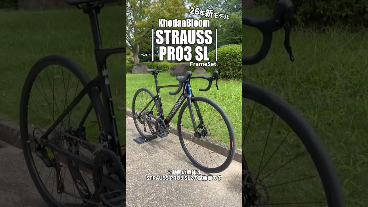研ぎ澄まされた速さ｜KhodaaBloom STRAUSS PRO3 SL フレームセット