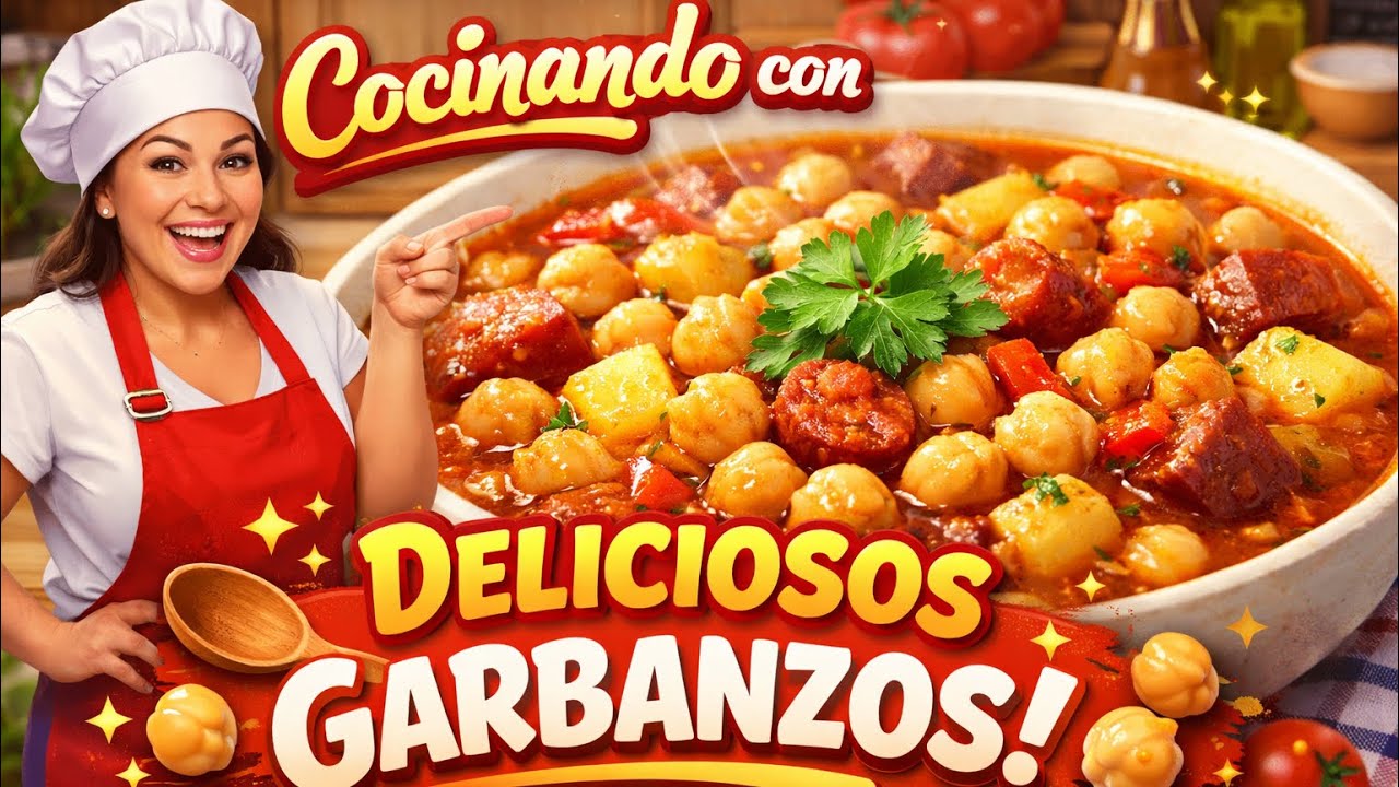 👉 ¡Garbanzos Rápidos y Deliciosos! 😋 | Cocinando con Marbelis