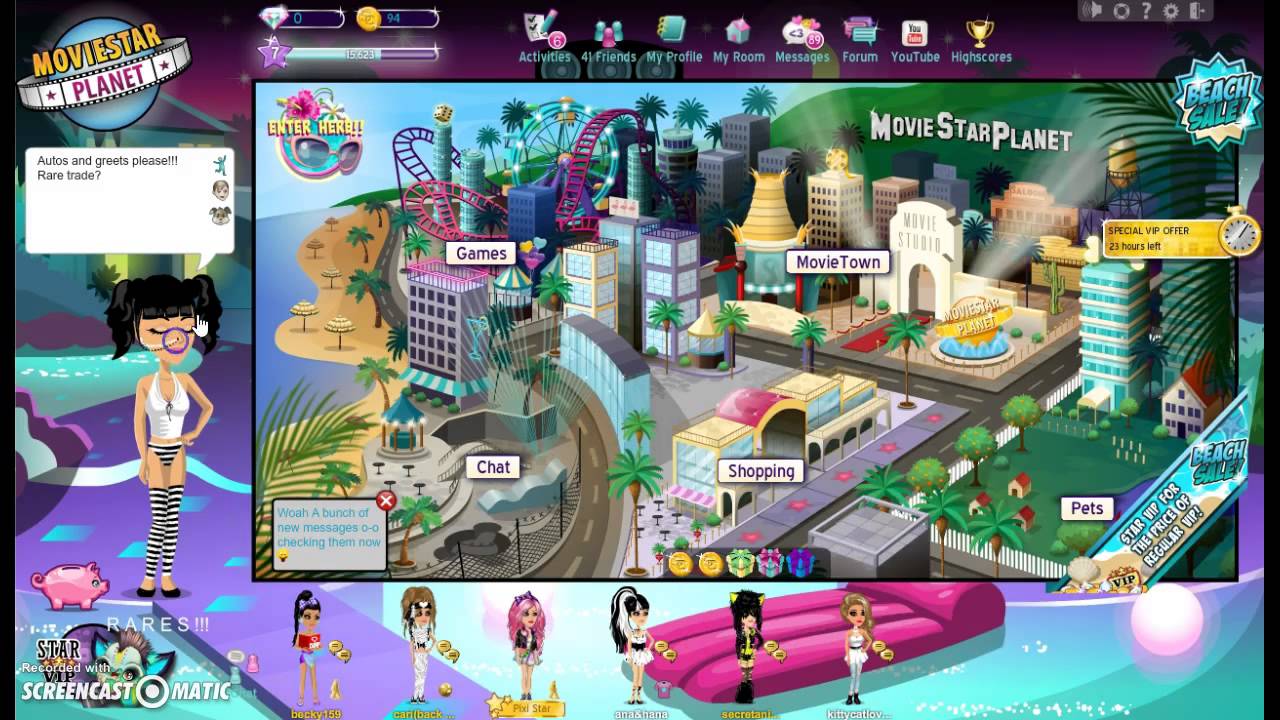 Moviestarplanet Free Rare Account 2015