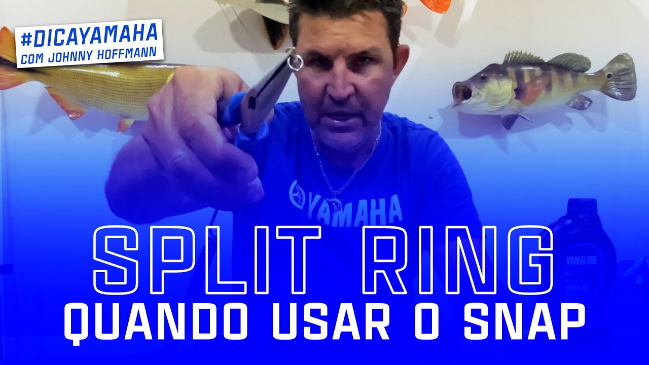 Retirar o Split Ring da isca quando usar snap | Dica Yamaha com Johnny Hoffmann