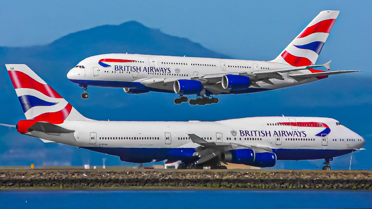 ✈️ 100 AIRPLANE TAKEOFFS & LANDINGS in 60 MINS 🇺🇸 San Francisco Airport Plane Spotting USA SFO/KSFO