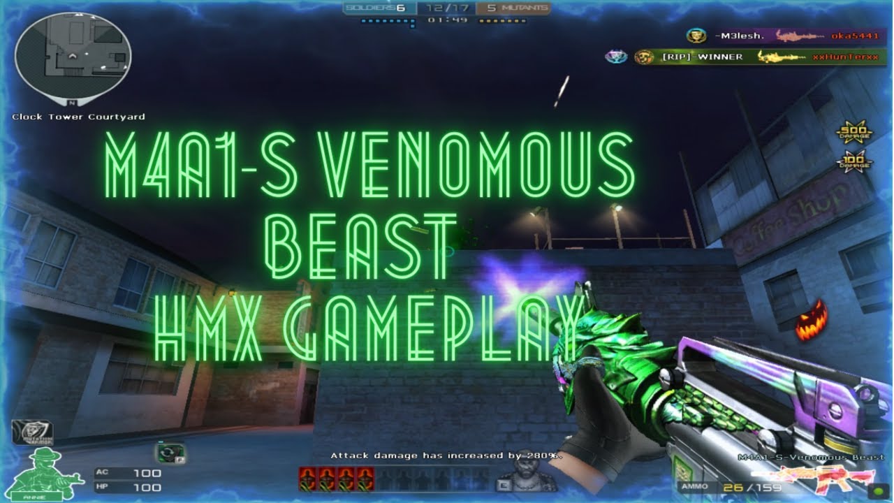 CrossFire West: M4A1-S Venomous Beast HMX Gameplay