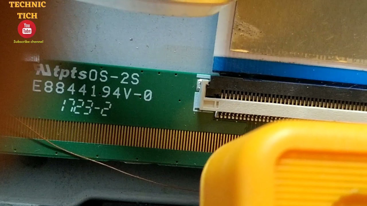 Panasonic th-32e200dx display repair/Panasonic freezing problem/ 32 led picture freezing solved