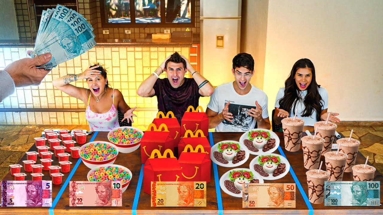 TODA COMIDA DE CRIANÇA QUE VOCÊ COMER, EU VOU PAGAR!! ( NOVO MINI GAME ) [ REZENDE EVIL ]