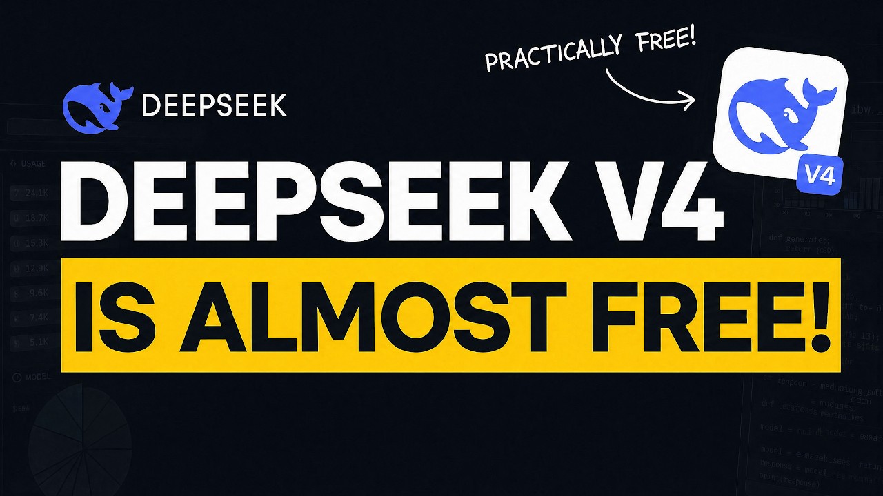 DeepSeek V4 Is Now Unbelievably Cheap