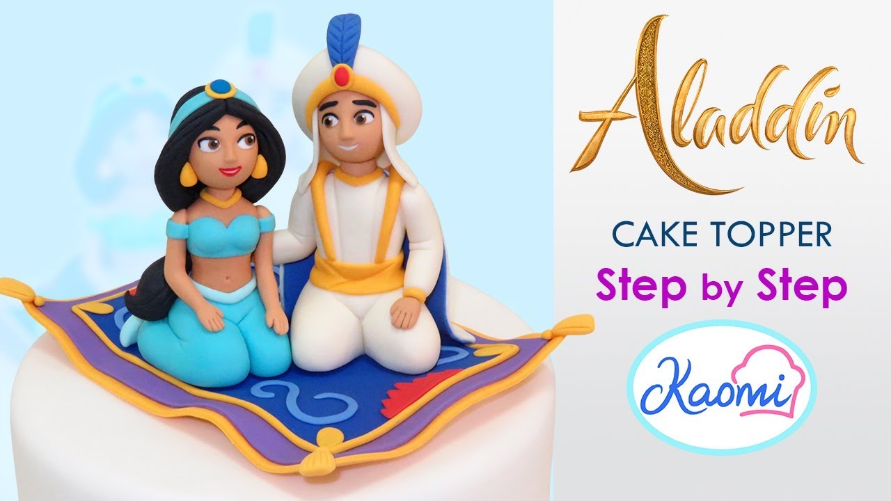 ALADDIN Cake Topper STEP by STEP || Kaomi Tutoriales