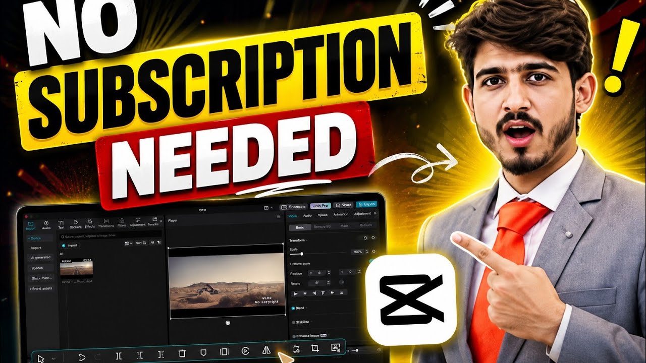 Shocking!😲 How To Use CapCut Pro With No Subscription