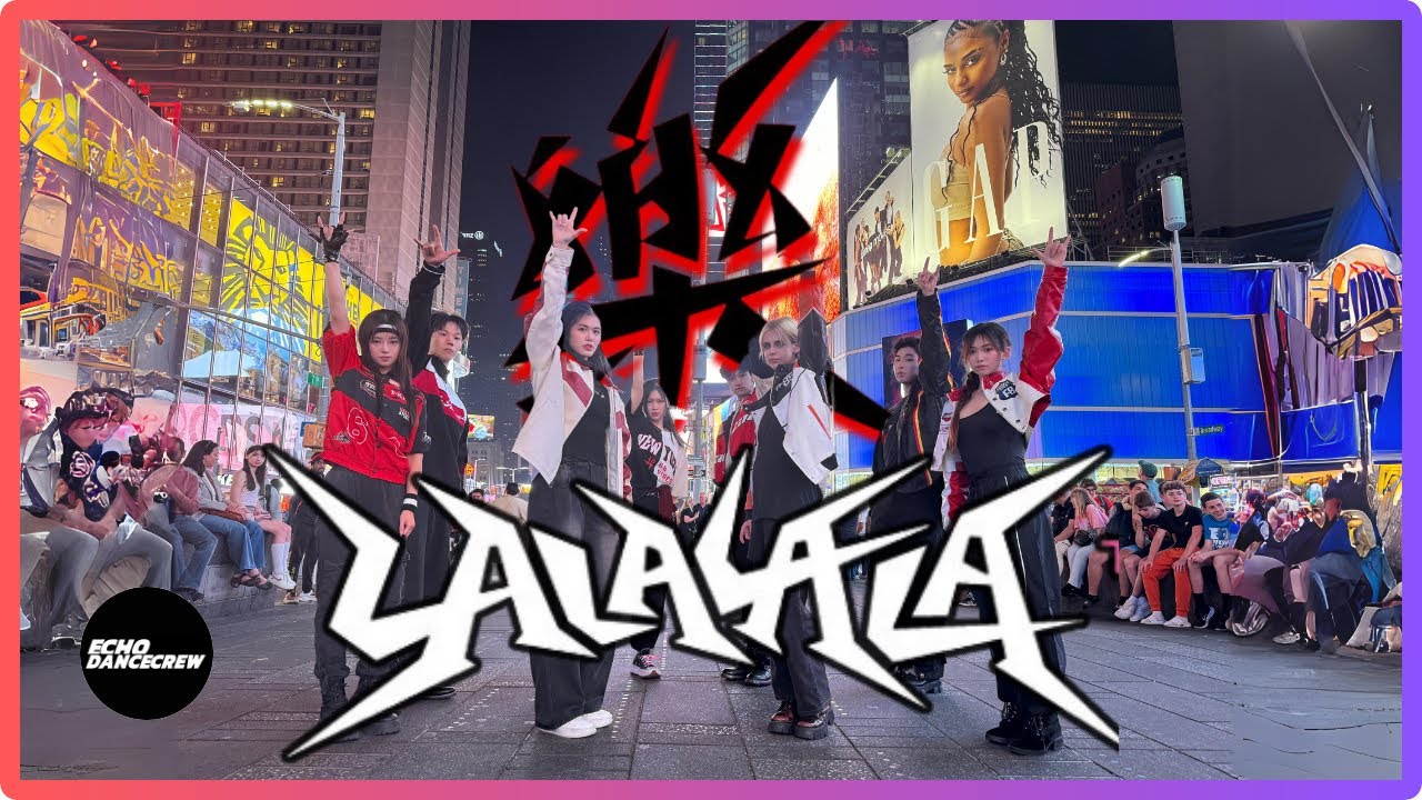 [4k] [KPOP in PUBLIC NYC] 'Stray Kids - 락 (樂) (LALALALA)' | DANCE COVER by Echo Dance Crew NYC