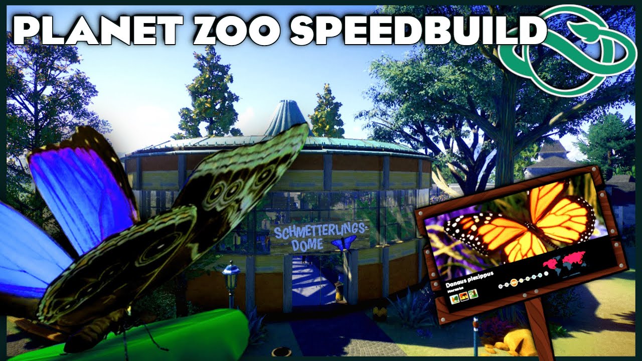 #05 Planet Zoo Speedbuild //Schmetterlings-Dome Stadtzoo