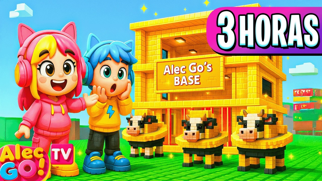 MINHA MÃE GRÁVIDA EVOLUIU MUITO NOSSA BASE NO ROUBE UM BRAINROT! E mais 3 HORAS ( Alec GO! #TV)