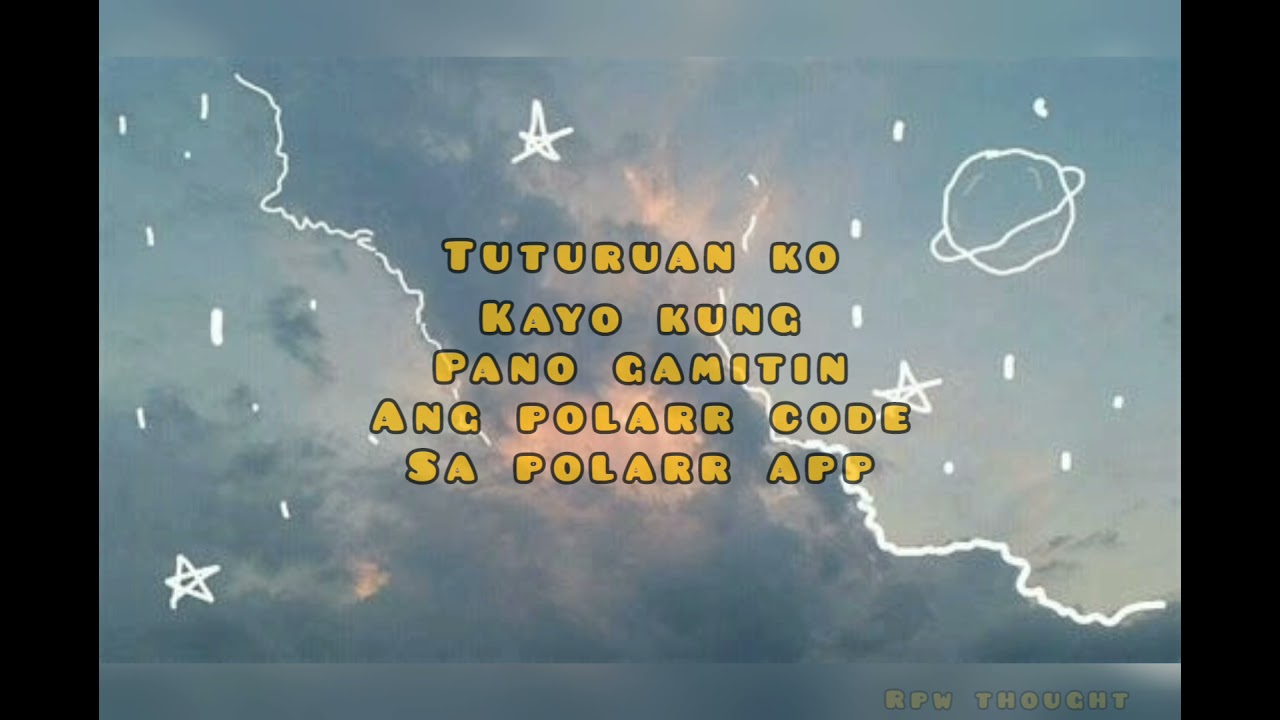 TUTORIAL TO USE POLARR CODES.