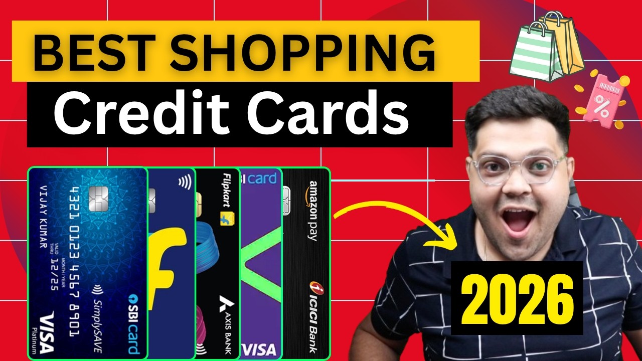Top 5 Best Shopping Credit Cards in India 2026 🔥 | Best Credit Cards for Shopping
