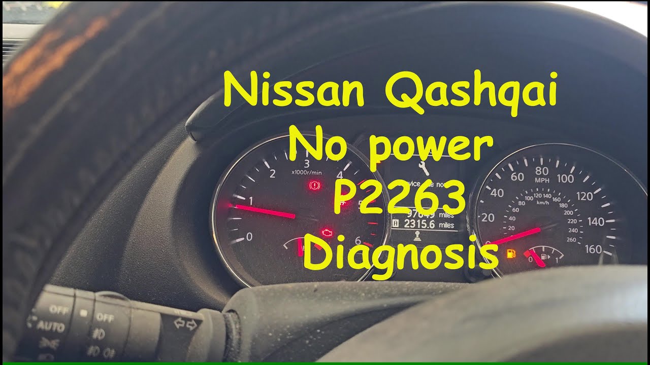 Nissan Qashqai P2263 Boost Fault Diagnosis & Fix