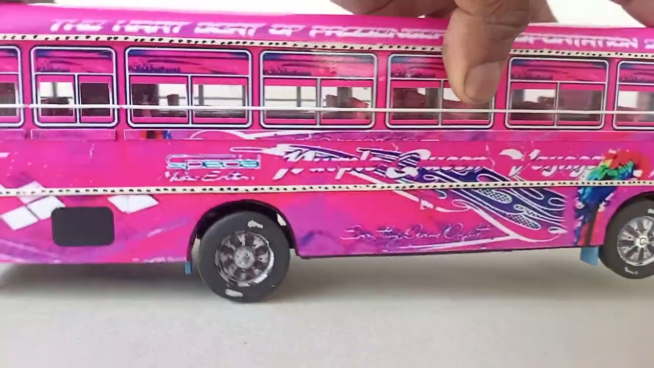 Dam rajina bus model 1:36   14 inch with mp3 ,bluetooth sound 