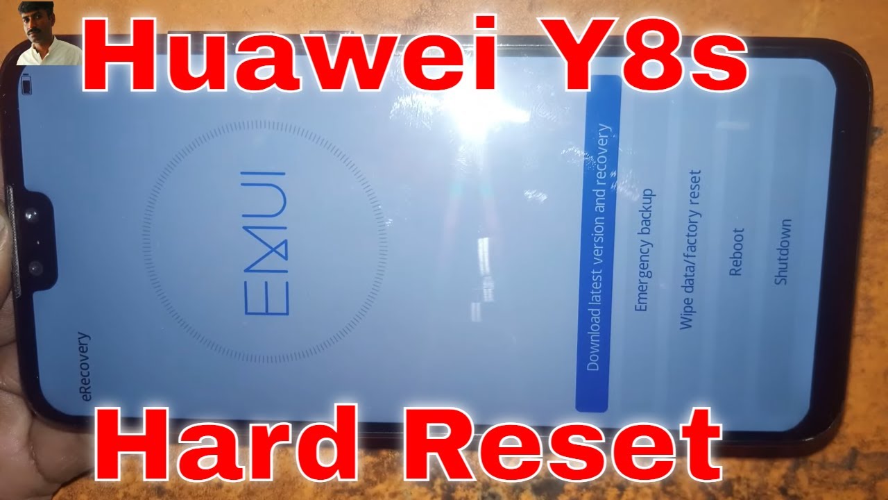 Аппаратный сброс Huawei Y8s Как сбросить настройки Huawei Y8s Сброс до заводских настроек стереть