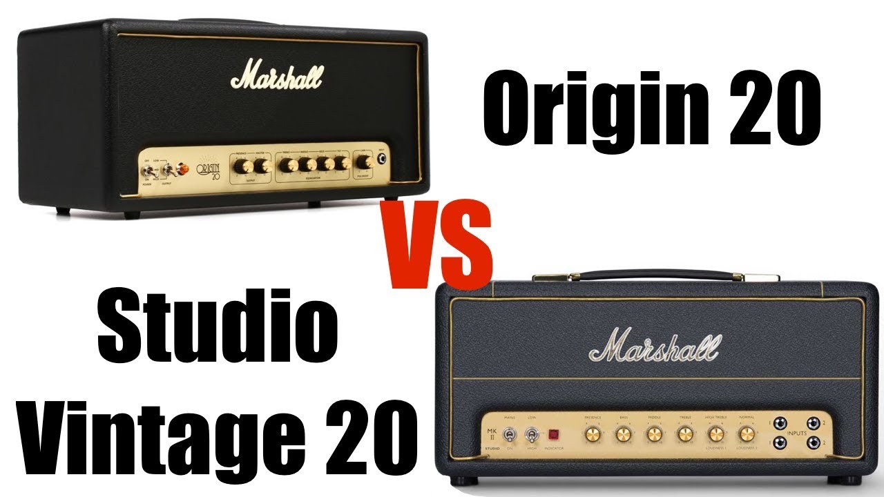 Marshall Origin 20h против Studio Vintage 20h