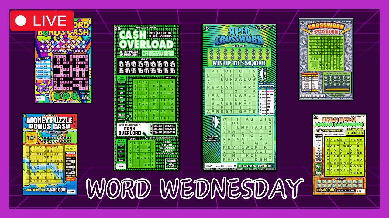 SCRATCH WITH ME! COMPLETING CROSSWORD SCRATCH OFF LOTTERY TICKETS DURING MY LIVESTREAM