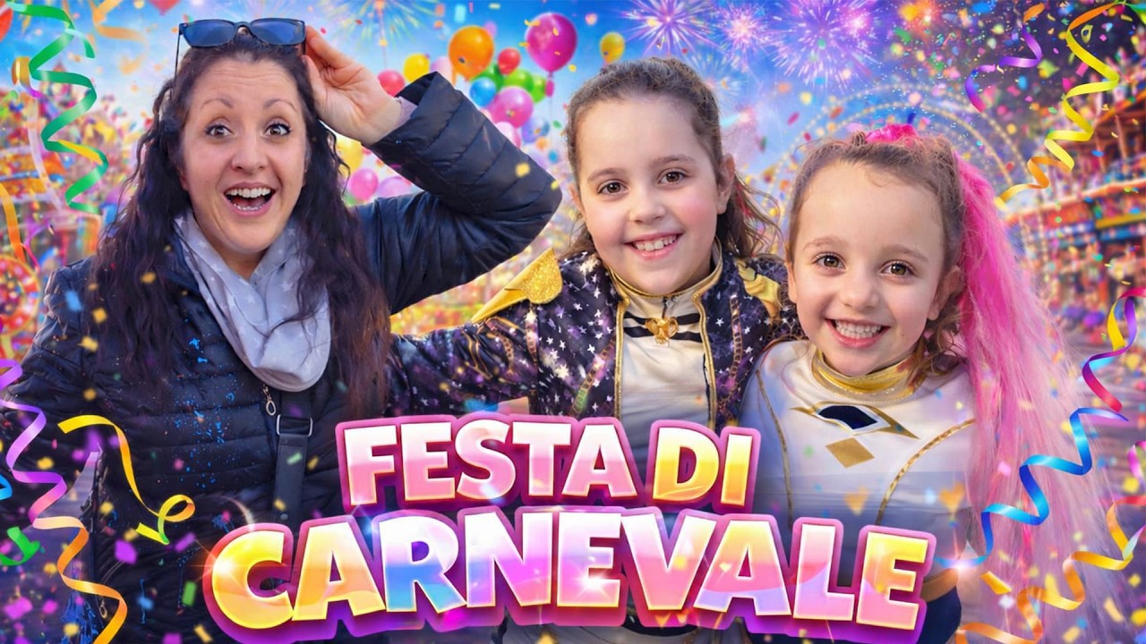 CARNEVALE 2026: Alessia ed Alyson in piazza! Ecco cosa è successo..🎭 🍭✨