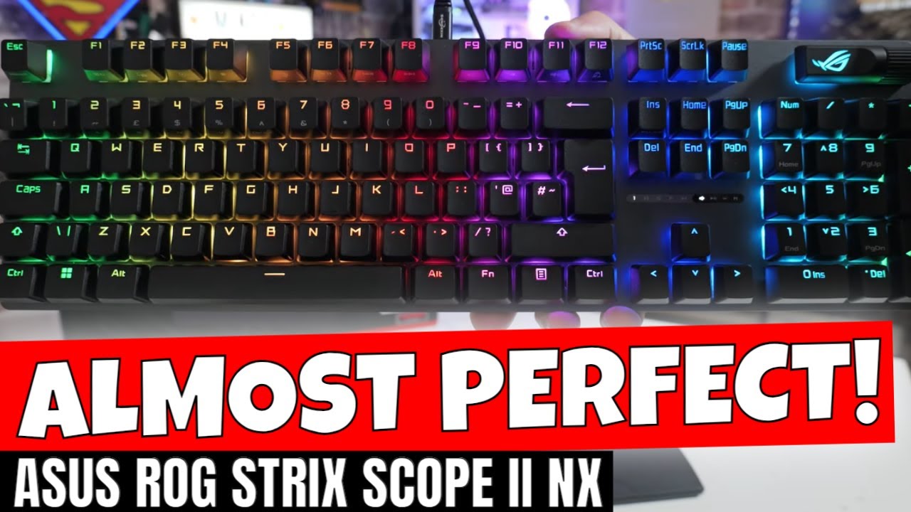 Клавиатура ASUS ROG Strix Scope II NX Snow Or Storm Custom Feel за меньшие деньги