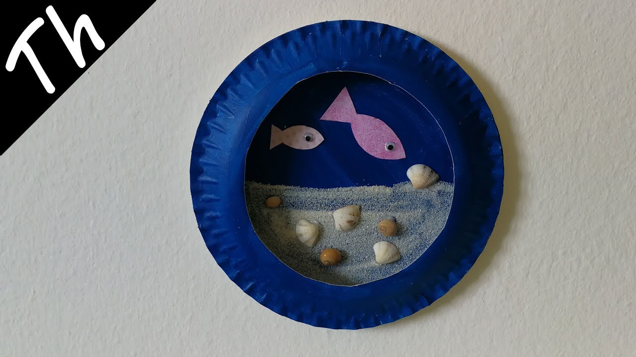 DIY Paper Plate Aquarium