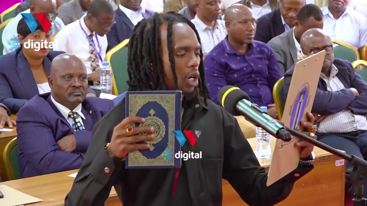 NOOMA! DOGO JANJA ALIVYOIBUA SHANGWE WAKATI WAKUAPISHWA KUWA DIWANI WA NGARENARO LEO