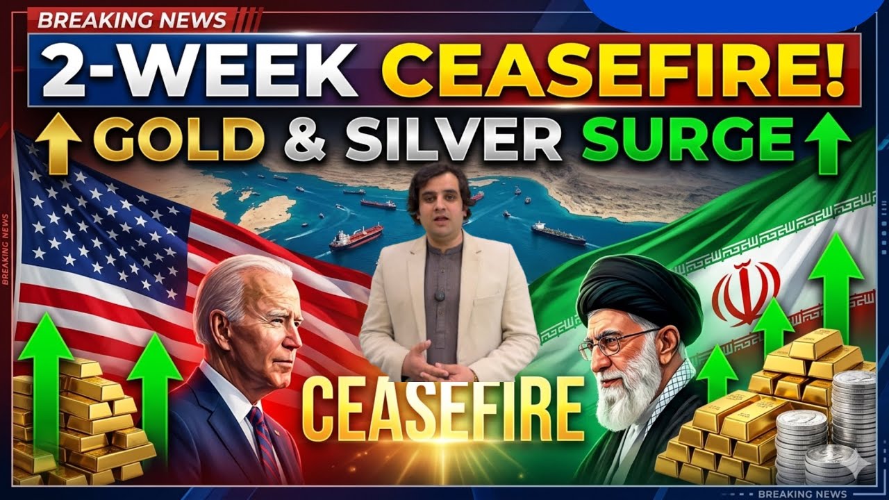 Gold & Silver Boom After US&ndash;Iran Ceasefire! 