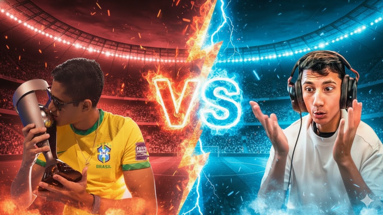 PAIVINHA enfrentou  o CREPALDI CAMPEÃO MUNDIAL DE FIFA e deu RAGE por ter sido ZUADO no EA FC 26!!!