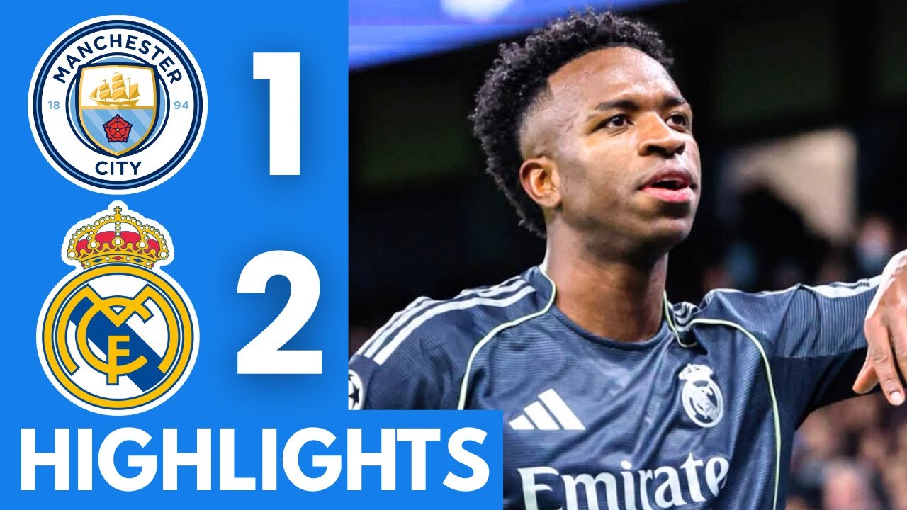 Manchester City vs Real Madrid Highlights | UEFA Champions League 2025/26