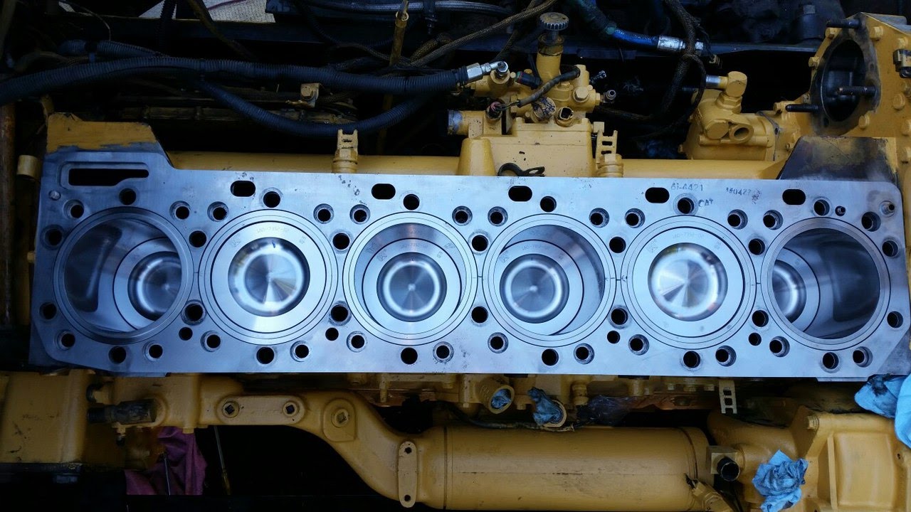 #5. Капитальный ремонт двигателя, Катерпиллер 3406Е / С15. Caterpillar 3406E / C15 Inframe overhaul.
