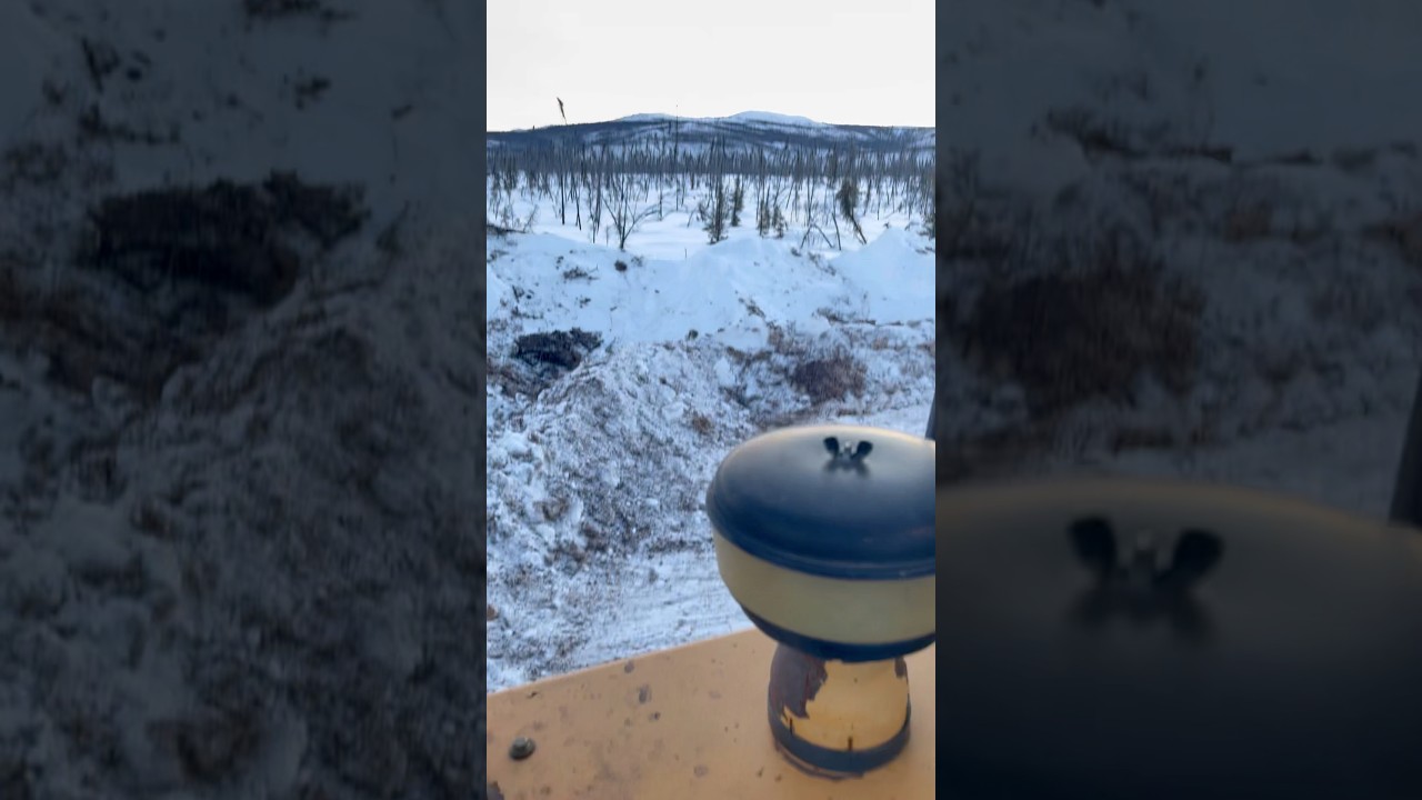 Cooking lunch in -40F #alaskalife #alaska #alaskalifestyle #iceroad #alaskawilderness #dozerwork