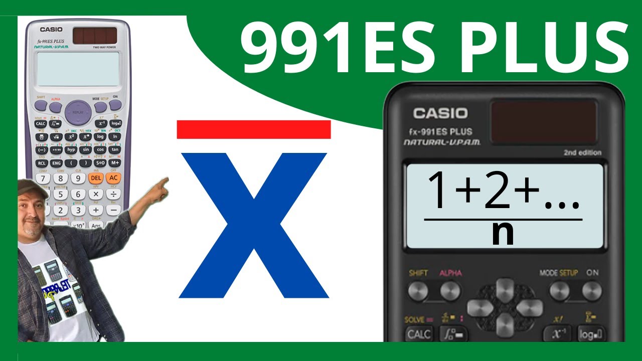 среднее арифметическое CASIO fx-991ES PLUS✅