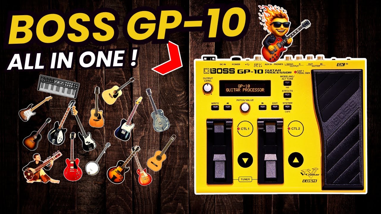 Boss GP-10 : the best sounds with this great pedal ! (all the presets soon)