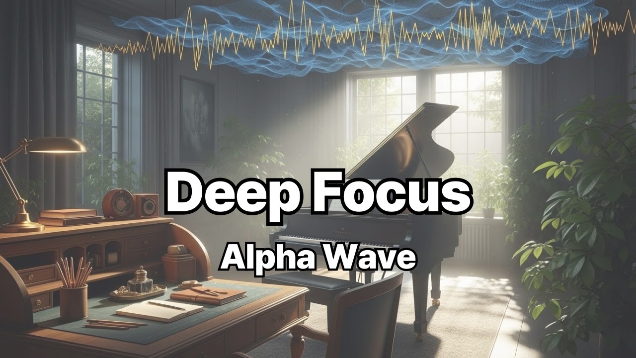 Deep Focus Alpha Wave  Music 🧠 3 HR Classical Piano Sonata for Deep Study and Cognitive Enhancement