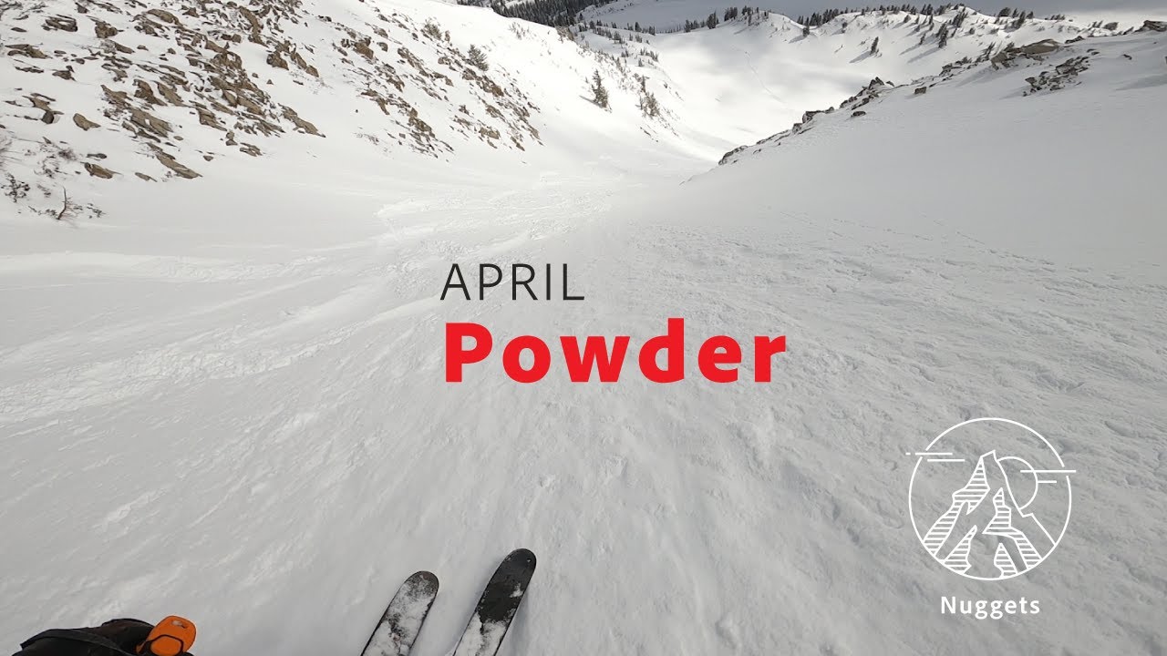 April Powder Skiing to Chill Music