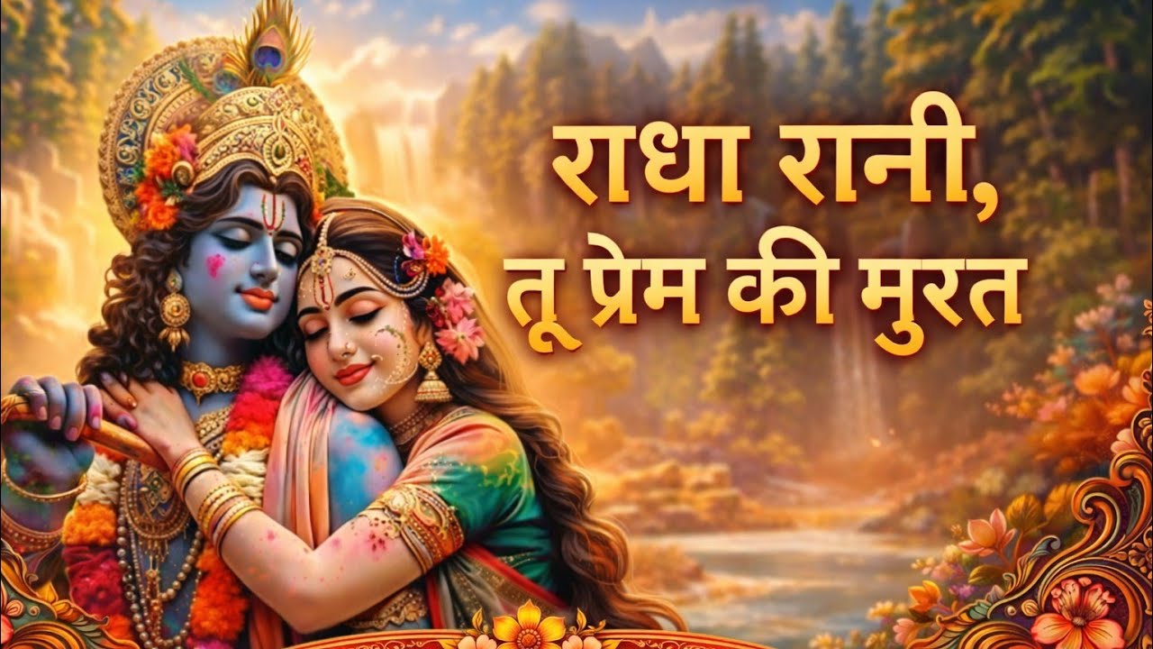 राधा रानी, तू प्रेम की मूरत, ब्रज की गलियों की शोभा है ll New Krishna bhajan ll Man Mandir Music 