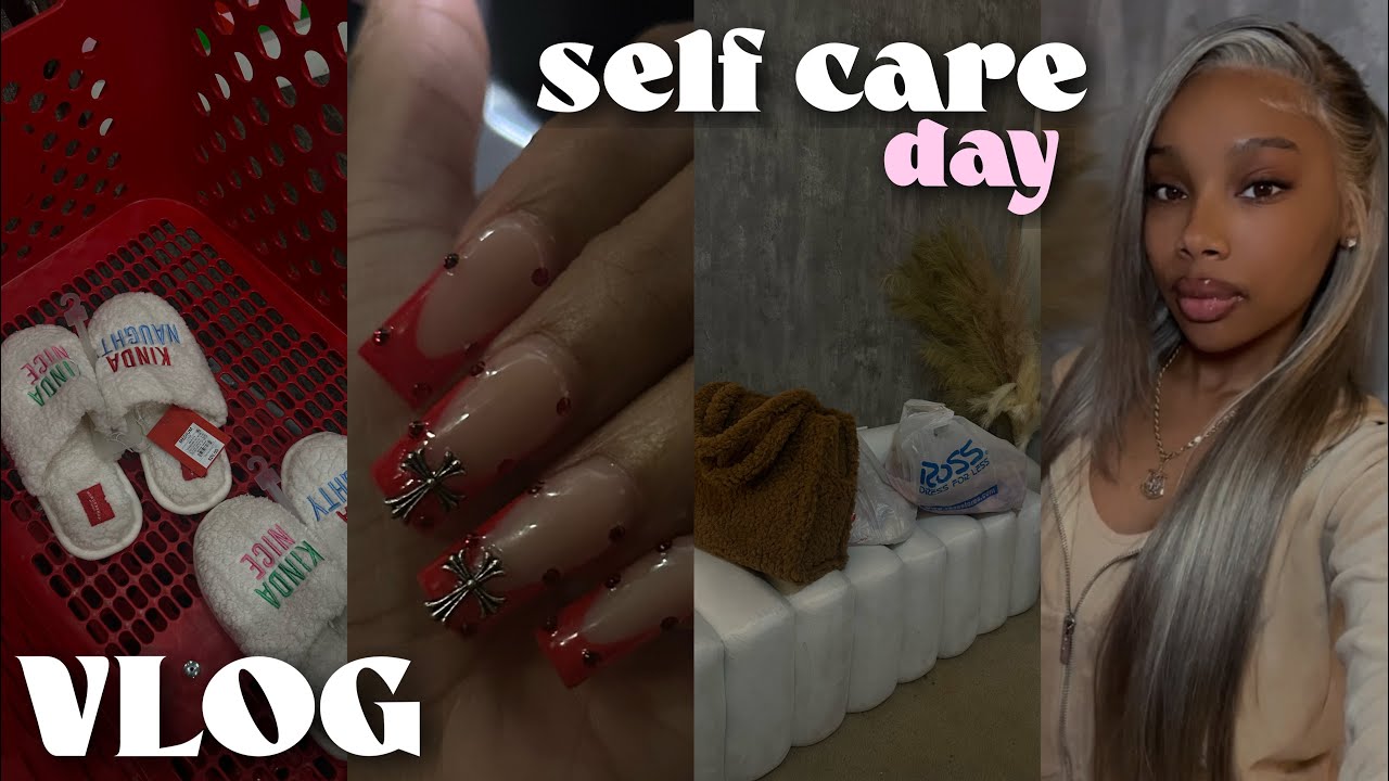WINTER SELF CARE VLOG: Prep with me for sweater weather (new nails,hair, spoiling myself + more)