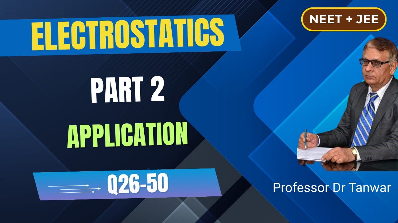 NEET + JEE Electrostatics Practice | Q26–50