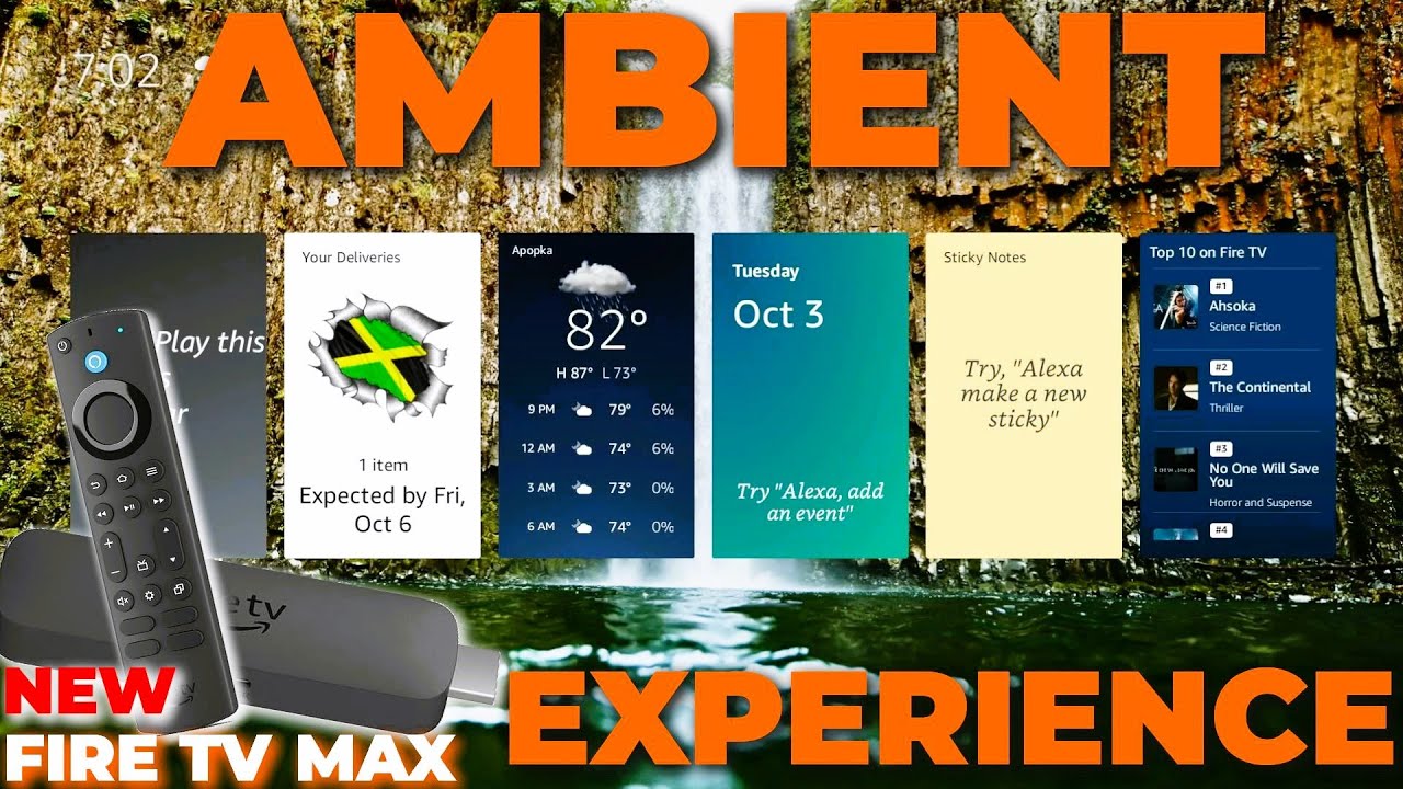 Новые возможности Amazon Firestick 4k MAX Ambient Experience просто УДИВИТЕЛЬНЫ!!