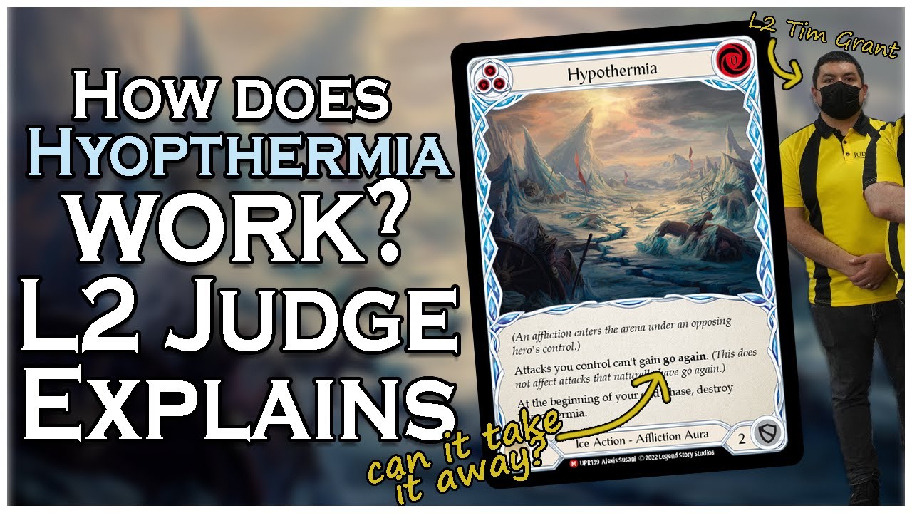 Judge Call! - Hypothermia - How it Works Feat. L2 Judge Tim Grant