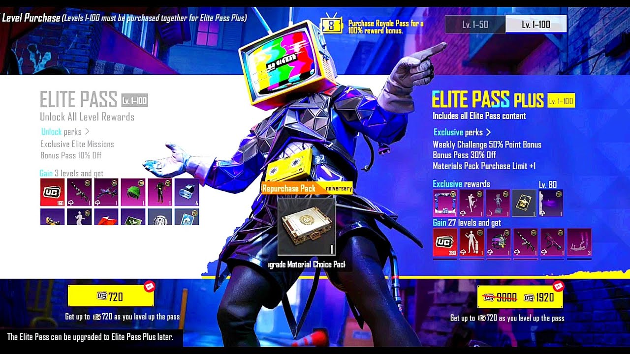 PUBGM Royale Pass A18🔥Elite Pass Plus Rewards❤️