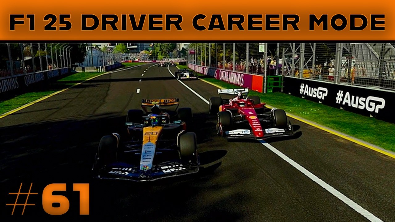 Мы снова в игре F1 25: режим карьеры пилота, часть 61, Австралия.